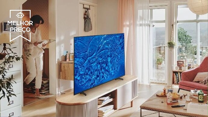 Televisão Samsung Crystal UHD (Imagem Divulgação  Samsung)