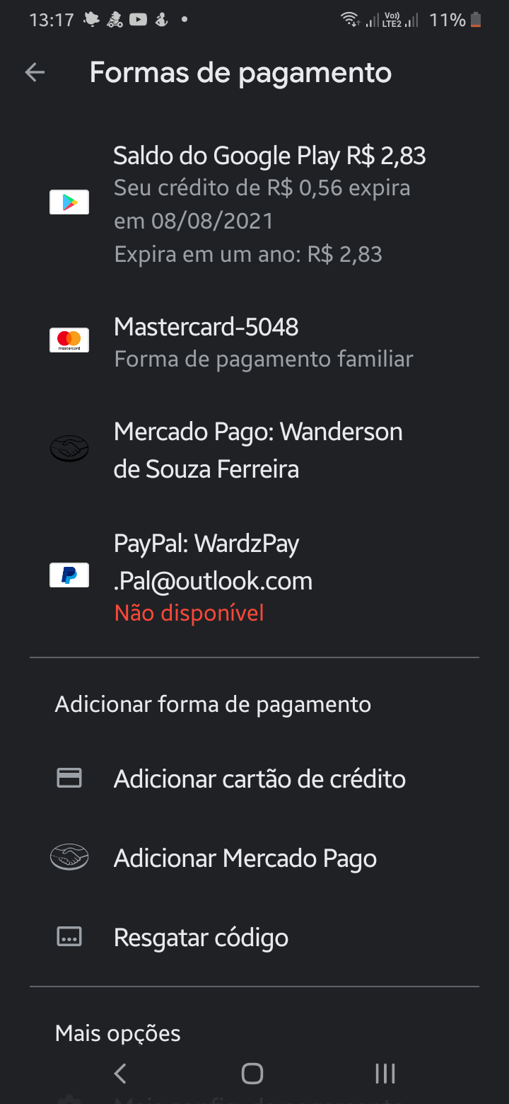 Não consigo resgatar código - Comunidade Google Play