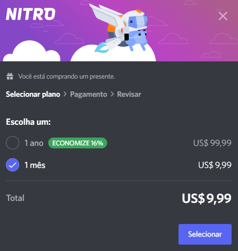 Presentes Nitro – Discord