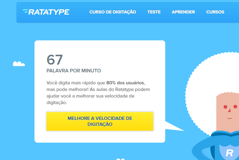 Como DIGITAR rapido sem olhar para o teclado!!! #digitar #wpm #10fastf