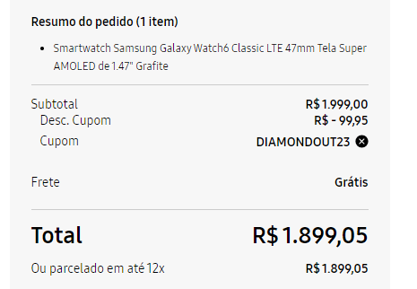 Galaxy Watch6 Classic LTE 47mm VIP